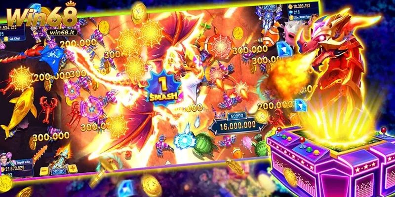 Giao diện cực khủng của game bắn cá long vương